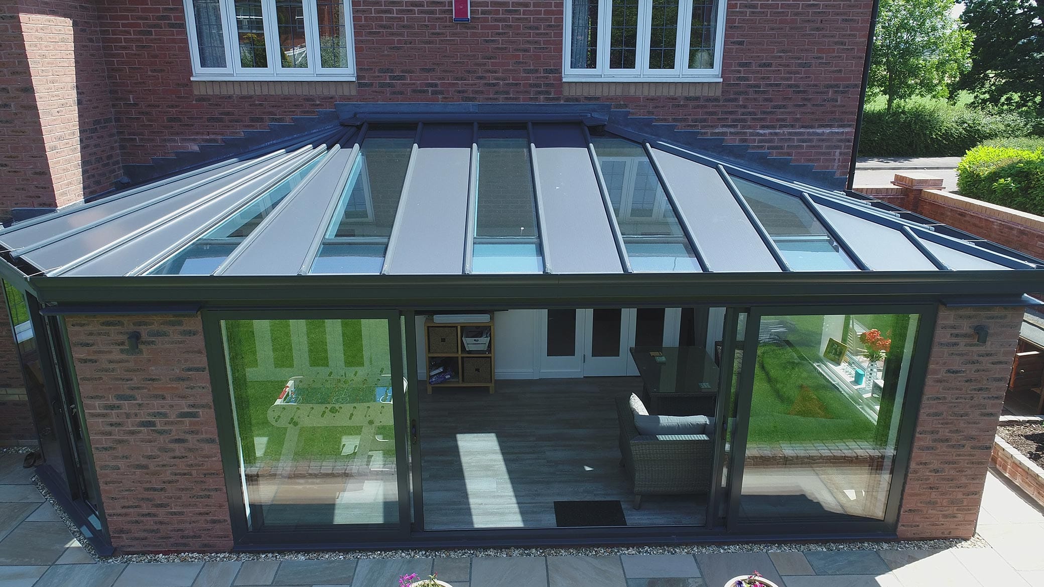 Conservatory solid roof conversion