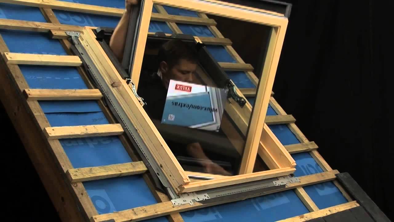 Velux skylight window installation